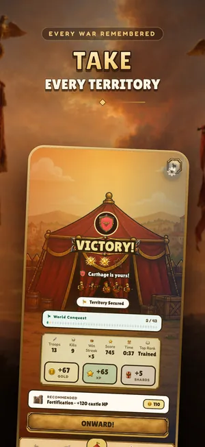 Victory and rewards
